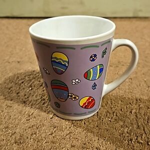 Easter egg ceramic coffee mug